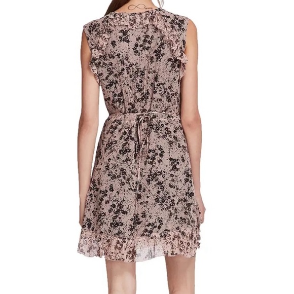 ALL SAINTS Priya Petal Ruffle Wrap Dress Size Large - Picture 5 of 16